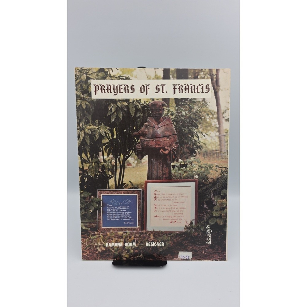Prayers of St. Francis, 1982, Cross Stitch Pattern‎ Booklet